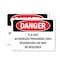 Signmission H2S Gas Authorized Personnel Only Danger Sign, Aluminum, 18in W x 12in L, 2PK OS-2PACK-DS-A-1218-L-1277 - alternate 1